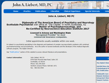 Tablet Screenshot of johnliebert.com